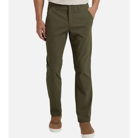NWOT Weatherproof Vintage Mens 34x29 Regular Fit Olive Lined Canvas Work Pants - Picture 1 of 9